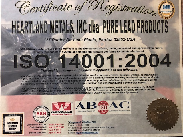 Our ISO 9001:2004 Certification